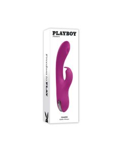 Playboy Pleasure Thumper Rabbit Vibrator - Wild Aster