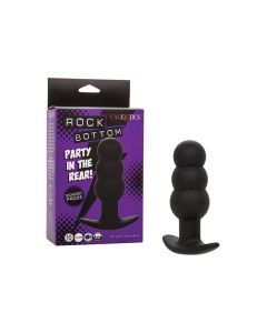 Rock Bottom Beaded Anal Probe - Black